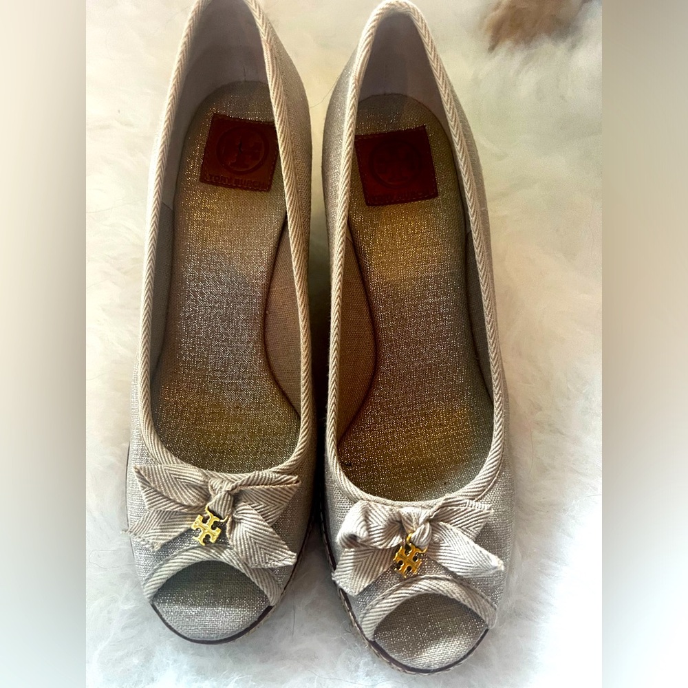 Neutral Tory Burch Wedge.